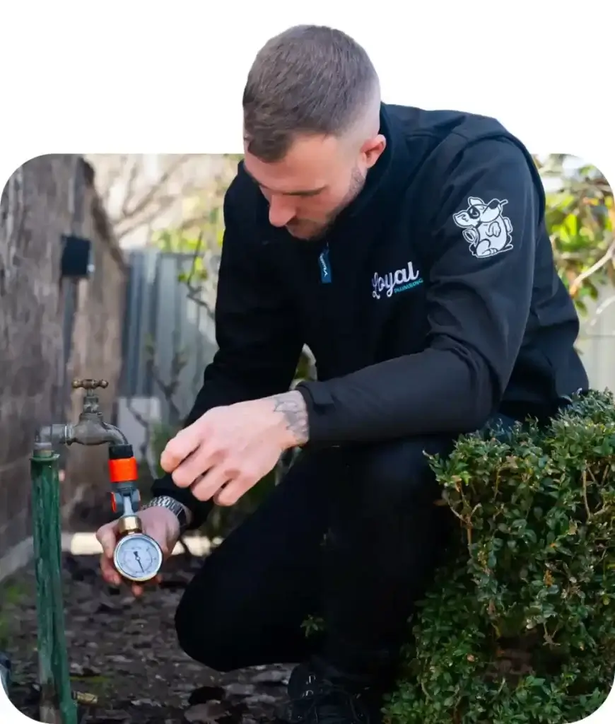 Loyal Plumbing conducting leak detection in Adelaide.