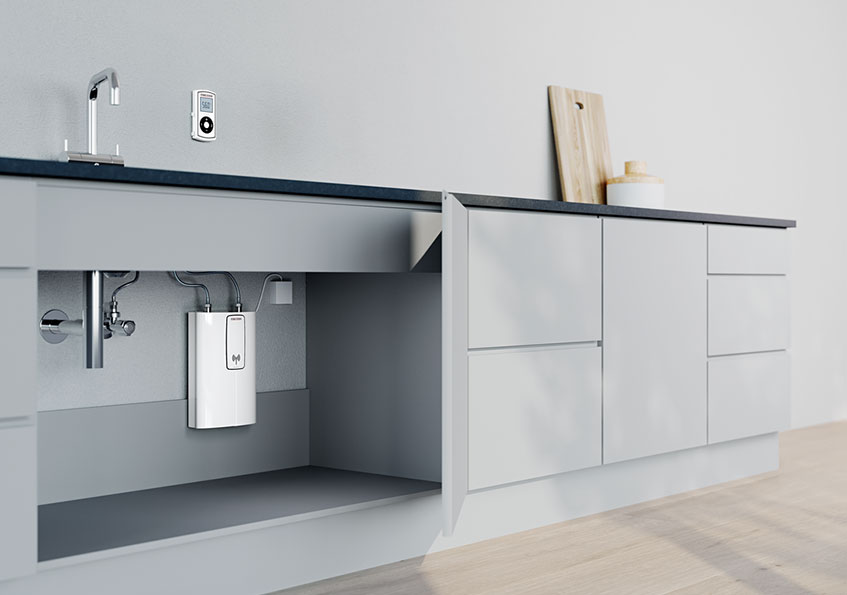 Under Sink Stiebel Eltron Hot Water Unit Install In Adelaide