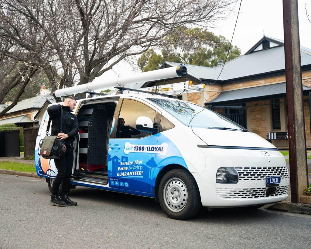 Loyal Plumbing emergency plumbing van Adelaide